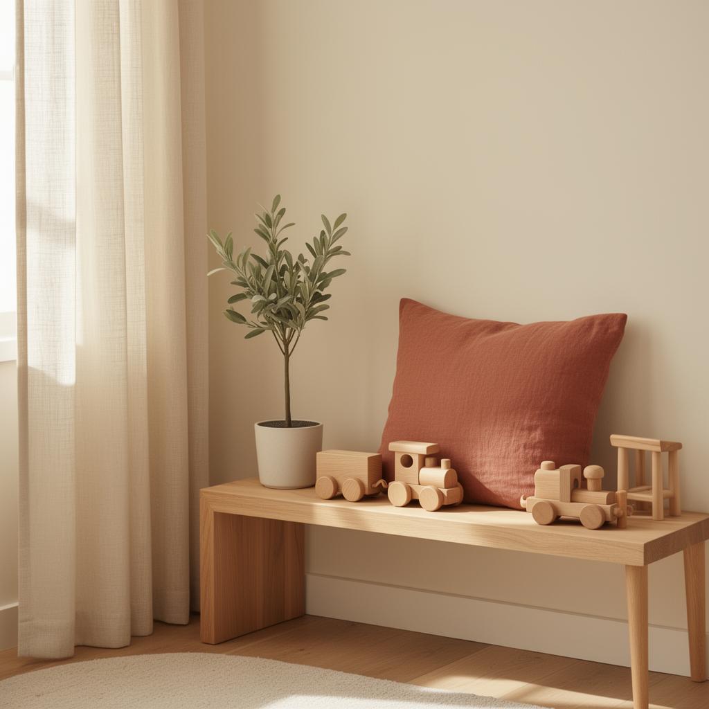 A calm nursery corner